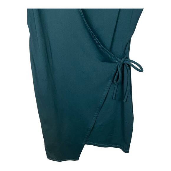 Susana Monaco Sleeveless Wrap Dress in Pine Needle Green Size M NWT - Picture 4 of 8